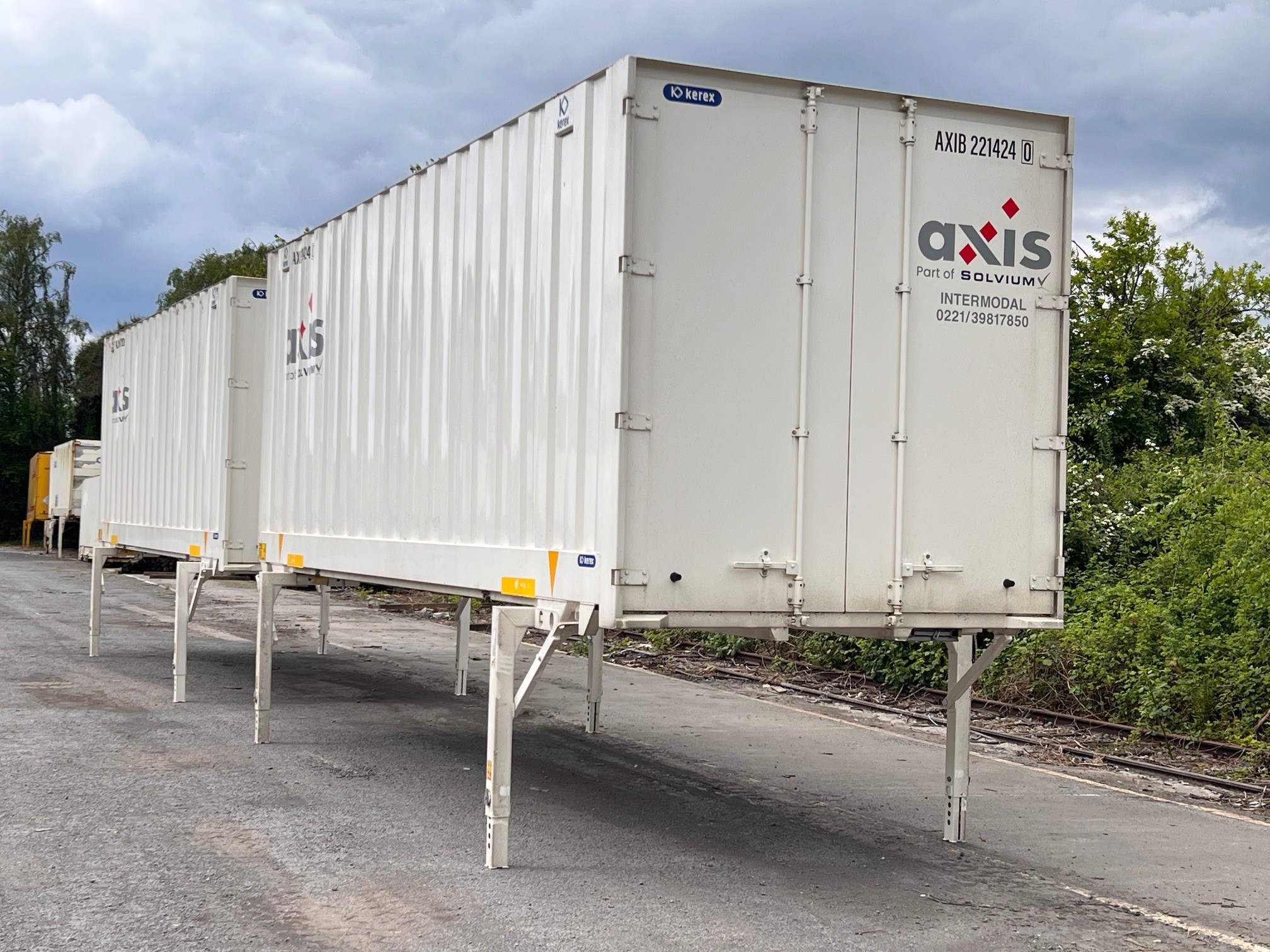 7,45m Wechselkoffer Rolltor/Containertüren