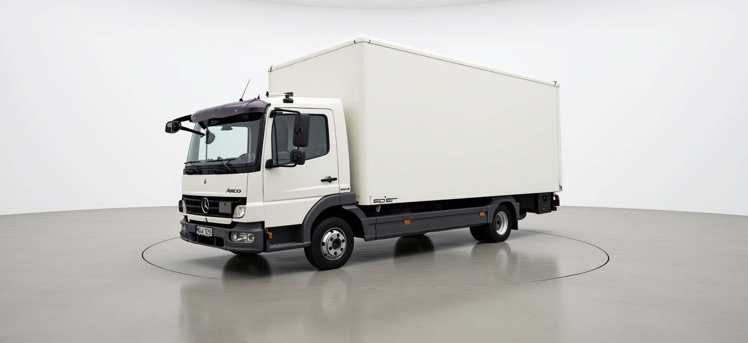 Mieten: 7,5-Tonner LKW mit Koffer, Ladebordwand & als Umzugswagen Möbelkoffer