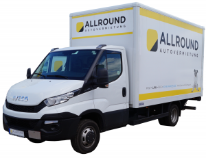 3,5t Koffer mit Ladebordwand