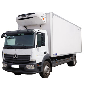 Tiefkühler 16t Koffer mit Trennwand & Ladebordwand