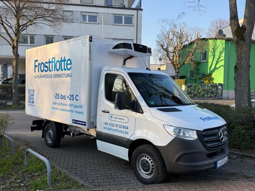 Kühltransporter 3,5t | -25°C bis +25°C | GDP & ATP | Standkühlung | Frankfurt